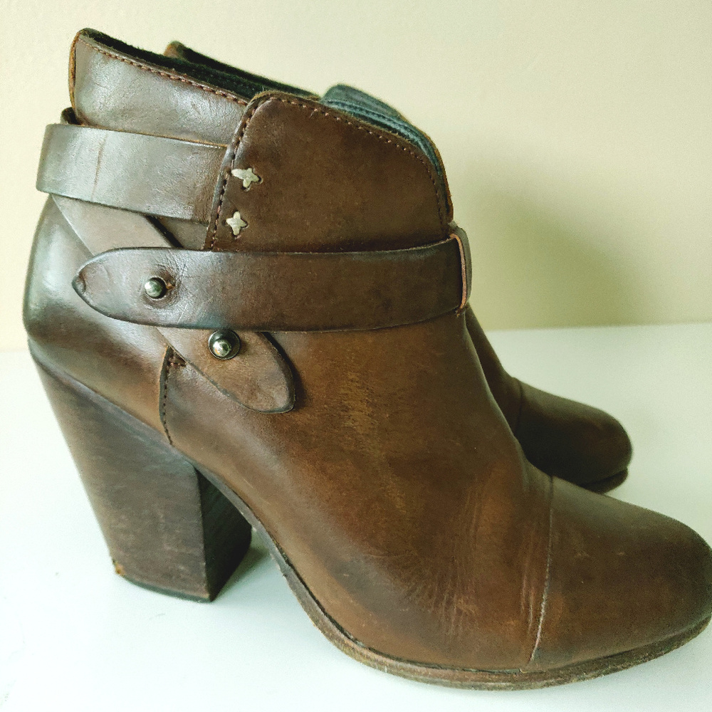 Rag & Bone Harrow Leather ankle boots sz 8